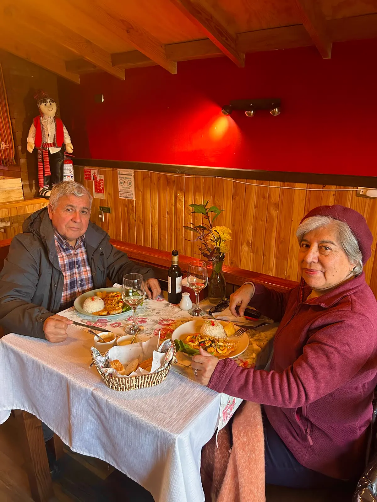 Pareja de adultos mayores