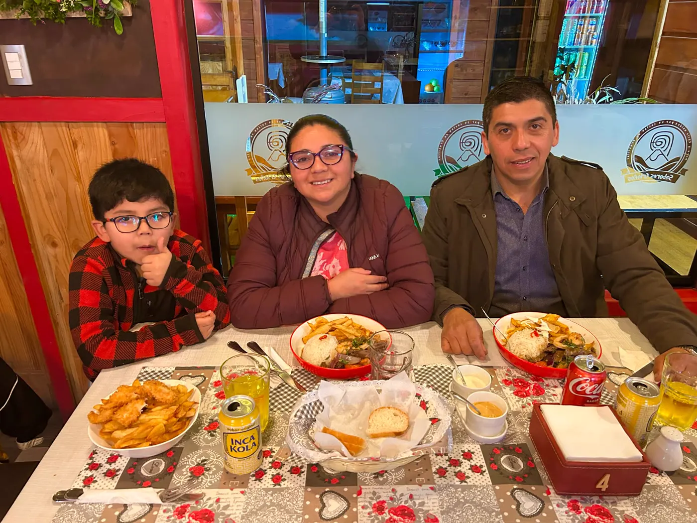 Familia con su hijo